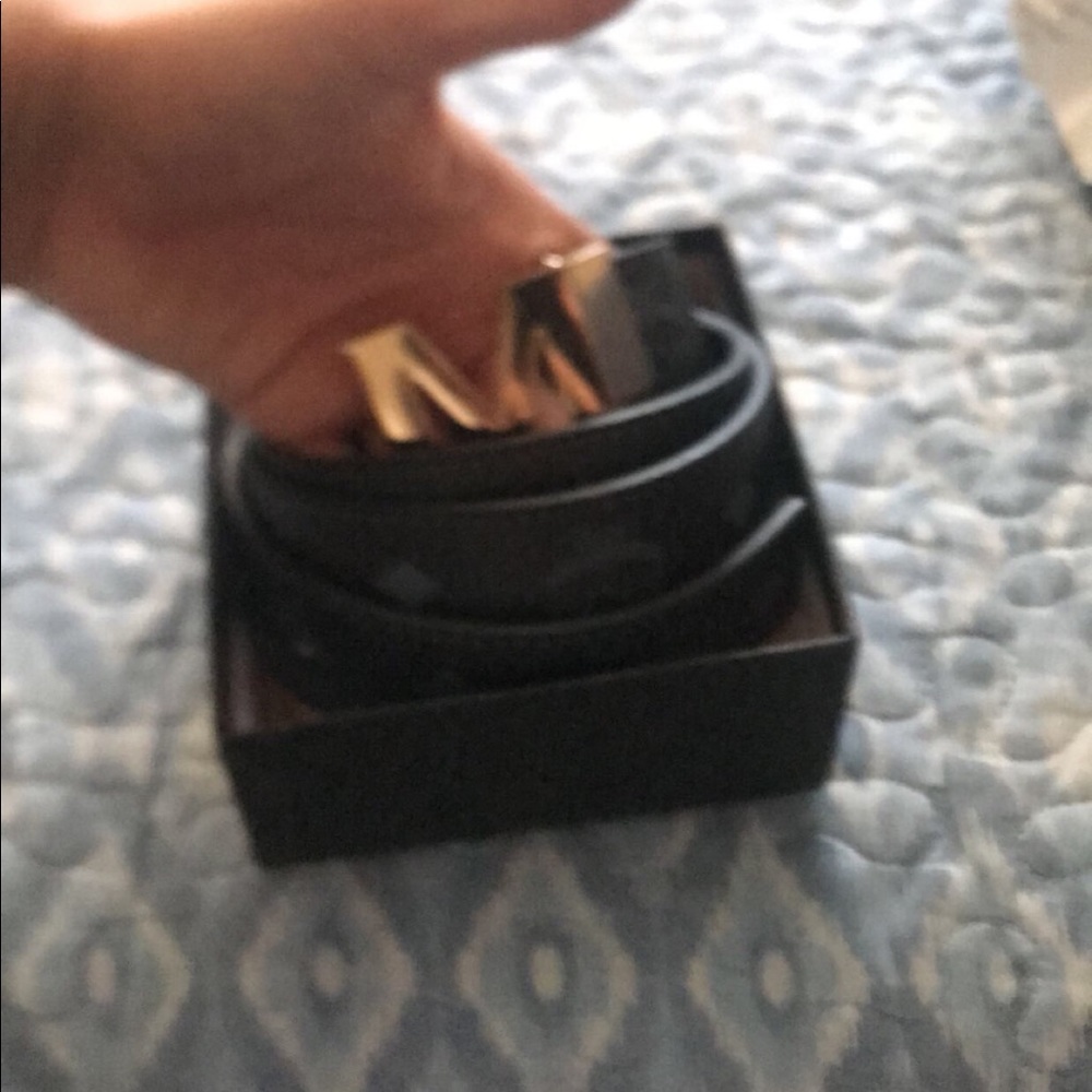 MCM Claus Monogram Reversible Belt